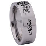 Mother and Daughter Tungsten Carbide Ring