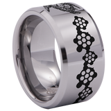 Turtle Tungsten Carbide Ring 12mm
