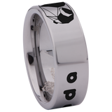 Panda Tungsten Carbide Ring