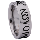 Molon Labe Gun Tungsten Carbide Ring