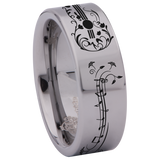 Guitar Tungsten Carbide Ring