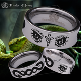 Snake Loop Tungsten Carbide Ring