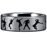Dance Style 2 Tungsten Carbide Ring