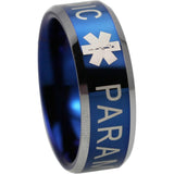 Paramedic Tungsten Carbide Ring (Blue)