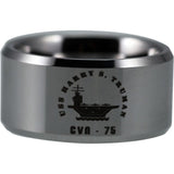 Silver USS Harry S. Truman CVN - 75 Ring