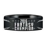 Tungsten Fantasy Football Championship Ring (8mm)