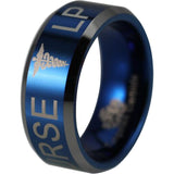 Licensed Practical Nurse Tungsten Carbide Ring (Blue)