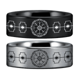 Tungsten Vikings Protection Ring