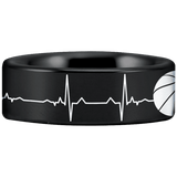 Tungsten Basketball Lifeline Ring