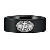 Tungsten Combat Medical Badge Ring