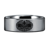Tungsten Combat Medical Badge Ring