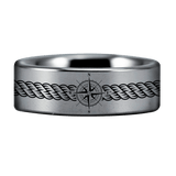 Tungsten Sailor Ring