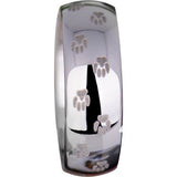 Silver Tungsten Pet's Paw Print Ring