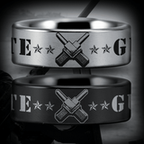Tungsten Gunner's Mate Ring