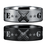 Tungsten Gunner's Mate Ring