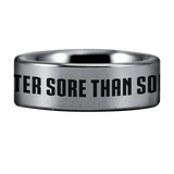 Silver Tungsten Gymrats Ring