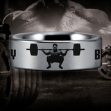 Silver Tungsten Gymrats Ring