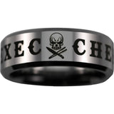 Silver Tungsten Executive Chef Ring