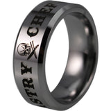 Silver Tungsten Pastry Chef Ring