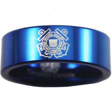 Blue Tungsten Coast Guard Ring - Friends of Irony LLC