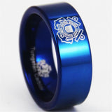 Blue Tungsten Coast Guard Ring - Friends of Irony LLC