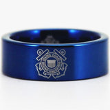 Blue Tungsten Coast Guard Ring - Friends of Irony LLC