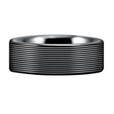 Silver Tungsten Sailboat Ring