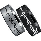 Tungsten Tibetan Mantra Ring 1