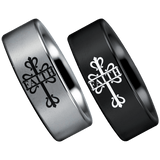 Tungsten Celtic Faith Cross Ring