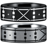 Tungsten Drummer's Ring