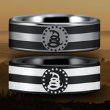 Tungsten Don't Tread On Me Ring