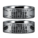 Tungsten Fantasy Football Championship Ring (8mm)
