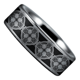 Tungsten Celtic Cross Ring