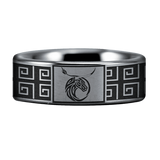 Tungsten Taurus Zodiac Ring (8mm)
