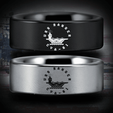 Tungsten USS Ranger CVA-61 Ring