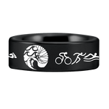Tungsten Triathlon Ring