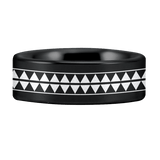 Tungsten Sagittarius Zodiac Ring