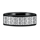 Tungsten Taurus Zodiac Ring (8mm)