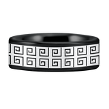 Tungsten Taurus Zodiac Ring (8mm)