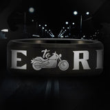Live to Ride Tungsten Carbide Ring