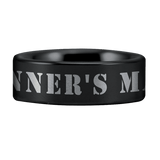 Tungsten Gunner's Mate Ring