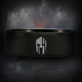 Spartan Mask Tungsten Carbide Ring