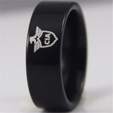 Black Tungsten CIA Ring - Friends of Irony LLC