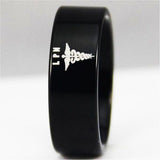 Black Tungsten Licensed Practical Nurse Ring - Friends of Irony LLC