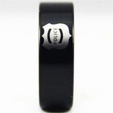 Black Tungsten Police Ring - Friends of Irony LLC