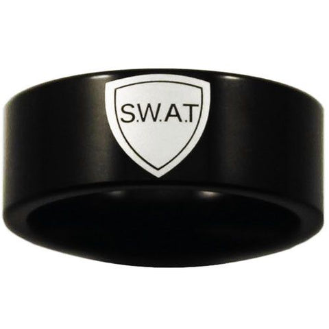 Black Tungsten SWAT Ring - Friends of Irony LLC