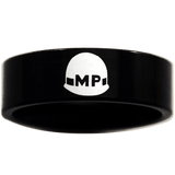 Black Tungsten US Military Police Ring - Friends of Irony LLC