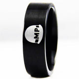 Black Tungsten US Military Police Ring - Friends of Irony LLC