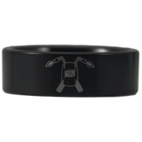 Black Tungsten Welder Ring - Friends of Irony LLC