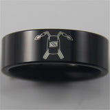 Black Tungsten Welder Ring - Friends of Irony LLC